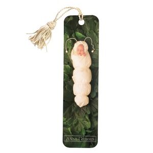 Vintage 90s Baby Caterpillar tassel Bookmark- Anne Geddes 1996 Antioch KBO-13382
